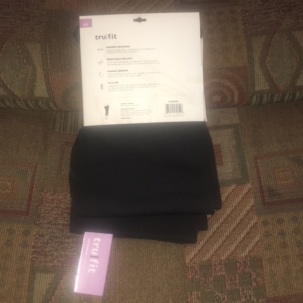[P4] Tru Fit Ladies (Women) Leggings Plus Size - Picture 6 of 8